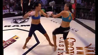 Female MMA Alejandra Lara vs Paola Calderon fight || MMA fight night 2023