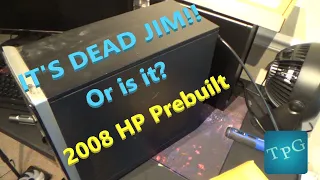 I Try to find out why a 12 year old HP a6512p Prebuilt gave up on life, and make some changes!