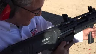 DP-12 Double Barrel Shotgun In Action At SHOT Show Media Day At The Range