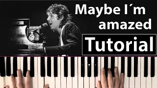 Como tocar "Maybe i´m amazed"(Paul McCartney/Wings) - Piano tutorial y partitura