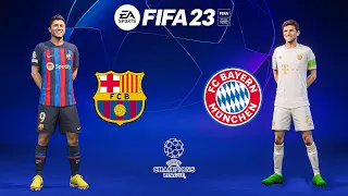 FIFA 23 - Barcelona vs Bayern Munich | UCL 22/23 | PS5™ [4K60] HDR