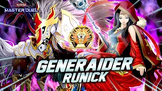 BACK TO MASTER RANK WITH NEW COMPETITIVE GENERAIDER RUNICK | Master Duel