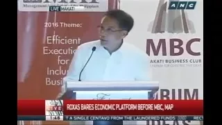 2016 MBC-MAP Presidential Dialogues | Mar Roxas's Closing Statement