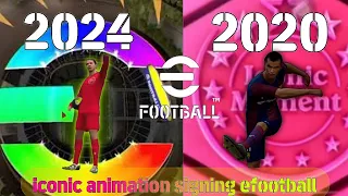 🔵 Iconic Animation Review For 2024/2020 Signing Of Player Efootball 24 #efootball#efootball2024