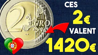 L'EURO LE PLUS CHER LE PLUS RARE PORTUGAIS 1420€ POUR 2€ TOUS LES EURO LES PLUS RENTABLES PORTUGAL