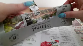 ASMR Flipping through a flower garden magazine...then ruining/scrunching/tearing/ripping it up