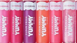 NEW Covergirl Yummy Glosses - Swatching them all!!!
