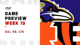 Baltimore Ravens vs Cincinnati Bengals Week 10 NFL Game Preview