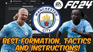 *UPDATE 2.0* EA FC 24 - BEST MANCHESTER CITY Formation, Tactics and Instructions