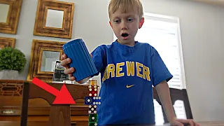Dice Stacking Trick Shots | Colin Amazing