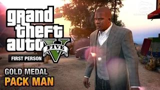 GTA 5 - Mission #58 - Pack Man [First Person Gold Medal Guide - PS4]