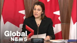 Canada imposes 35% tariffs on goods from Russia, Belarus over Ukraine war | FULL