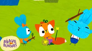 The Fearless Fox! 🦊 | Brave Bunnies Official 🐰 | Cartoons for Kids