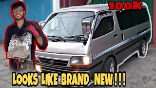 Finally 1992 toyota hiace hit to the road looks ~ like brand new