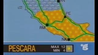 Canale 5 - Rubrica "Meteo5" (Tg5 Prima Pagina) - 20 Dicembre 1995 #720p50HD