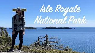 Isle Royale | solo female backpacking trip (part 1)