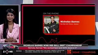 Red Bull Drift winner Nicholas Barnes joins the Zone! Barnes scored 805 points out of 900 in JA ntls
