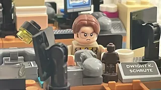 Jim impersonates Dwight (The Office in lego) Stop Motion