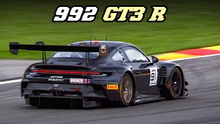 PORSCHE 992 GT3 R | Testing for the 24h of Spa 2023