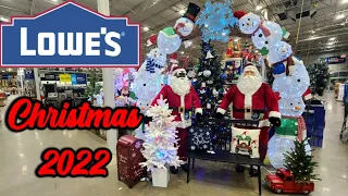 LOWES 2022 CHRISTMAS DECOR Full Store Walkthrough