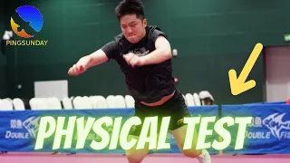 Physical test before major tournament