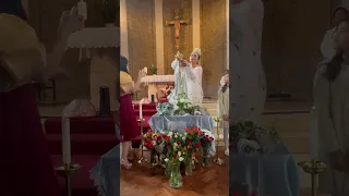 Crowning of Virgin Mama Mary| Flores de Mayo celebration #ytshorts  #asmr