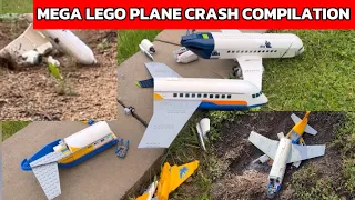 MEGA LEGO Plane Crash Compilation!