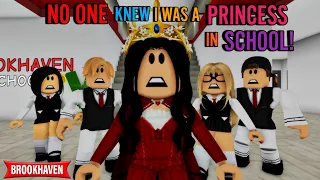 NO ONE KNEW I WAS A PRINCESS IN SCHOOL! | ROBLOX BROOKHAVEN 🏡RP  (CoxoSparkle)