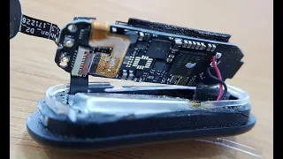 Teardown of Mi Band3, Capacitive sensors (self and projected).