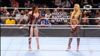 Bianca Belair confronta y ataca a Charlotte Flair antes de Crown Jewel- WWE Raw 18/10/2021 (Español)