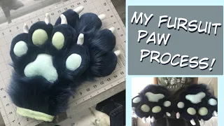 Fursuit Paw Process/Tutorial!