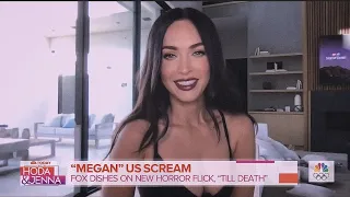 Megan fox talking about her upcoming movie, her relationship and kids on the Hoda and Jenna show