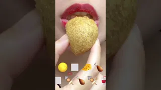 ASMR 치즈볼 입술 먹방 CHEESEBALL EMOJI FOOD MUKBANG EATING SOUNDS