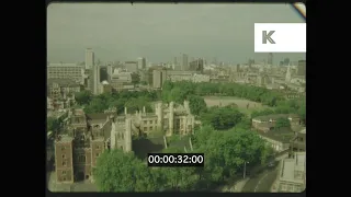 1970s Tower of London, River Thames, HD from 35mm