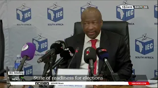 2024 Elections | IEC briefing on the state of readiness for 29 May polls, international voting