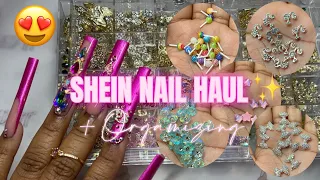 SHEIN NAIL HAUL  PT 11 ✨ LUXURY TRENDY NAIL CHARMS 😍