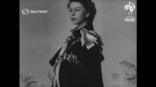 BRITAIN: THE QUEEN'S PORTRAIT: (1955)