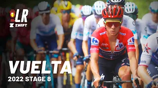 Evenepoel Demands Quick-Step Chase Full Gas | Vuelta a España Stage 8 2022 | Lanterne Rouge x Zwift
