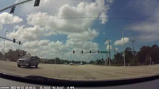 Lee County Cop Runs Red Light Without Emergency Lights On (1)