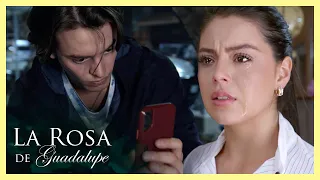 Luisa descubre lo que su hermano hace con su celular | La Rosa de Guadalupe 3/4 | Upskirting...