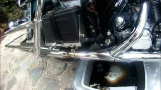 Harley Oil Change, engine, tranny, primary-How To 1991FLHS