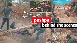 Behind the scenes of pusha | how i shot pushpa forest fight scene in mobile | #behindthescenes #bts