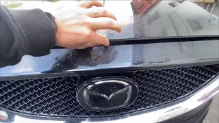 Motorhaube öffnen und schließen Mazda CX-5 Anleitung