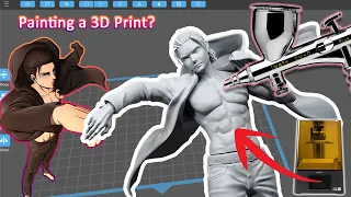 Why painting 3D Resin Printed figures are not as easy as you think 🧐 Ft. AoT's Eren Jeager