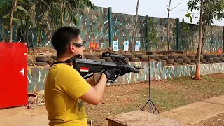 🇮🇩Latihan Memembak STEYR AUG Senapan Serbu asli import Austria,Eropa dari PUBG #steyr #pubgmobile