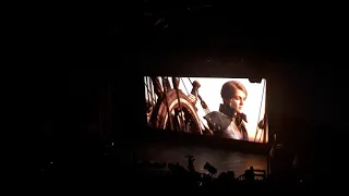 Crowd reaction to Skull & Bones reveal trailer at Ubisoft Showcase at E3 2018.