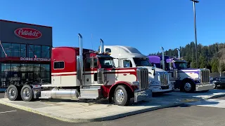 Обзор последних легенд ну и небольшой ремонт ￼Peterbilt 389 2025 года легендарный красный ￼