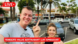 🔴LIVE: Have you been here? Tenerife Value Restaurant- 3 course BARGAIN 🙌🏼