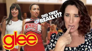 Vocal Coach Reacts GLEE - I Kissed A Girl | WOW! They were...