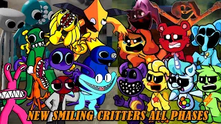 FNF ALL Smiling Critters Poppy Playtime Chapter 3 Vs 2D Rainbow Friends mods | Friday Night Funkin'